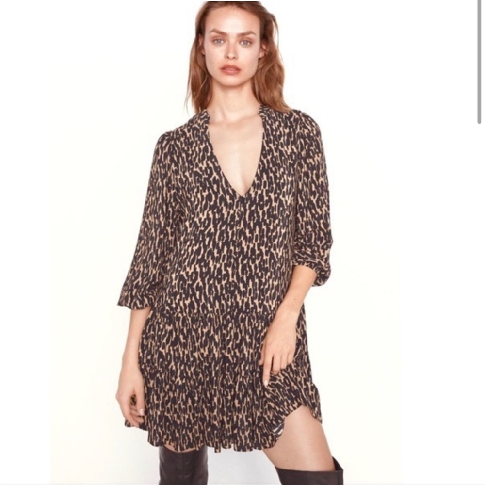 Zara Animal Print Dress